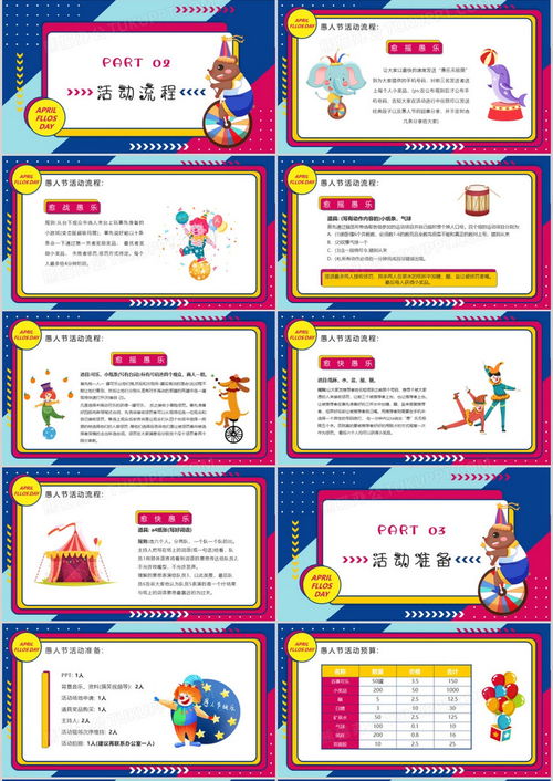 孟菲斯卡通風(fēng)愚人節(jié)活動策劃方案PPT模板下載與應(yīng)用指南